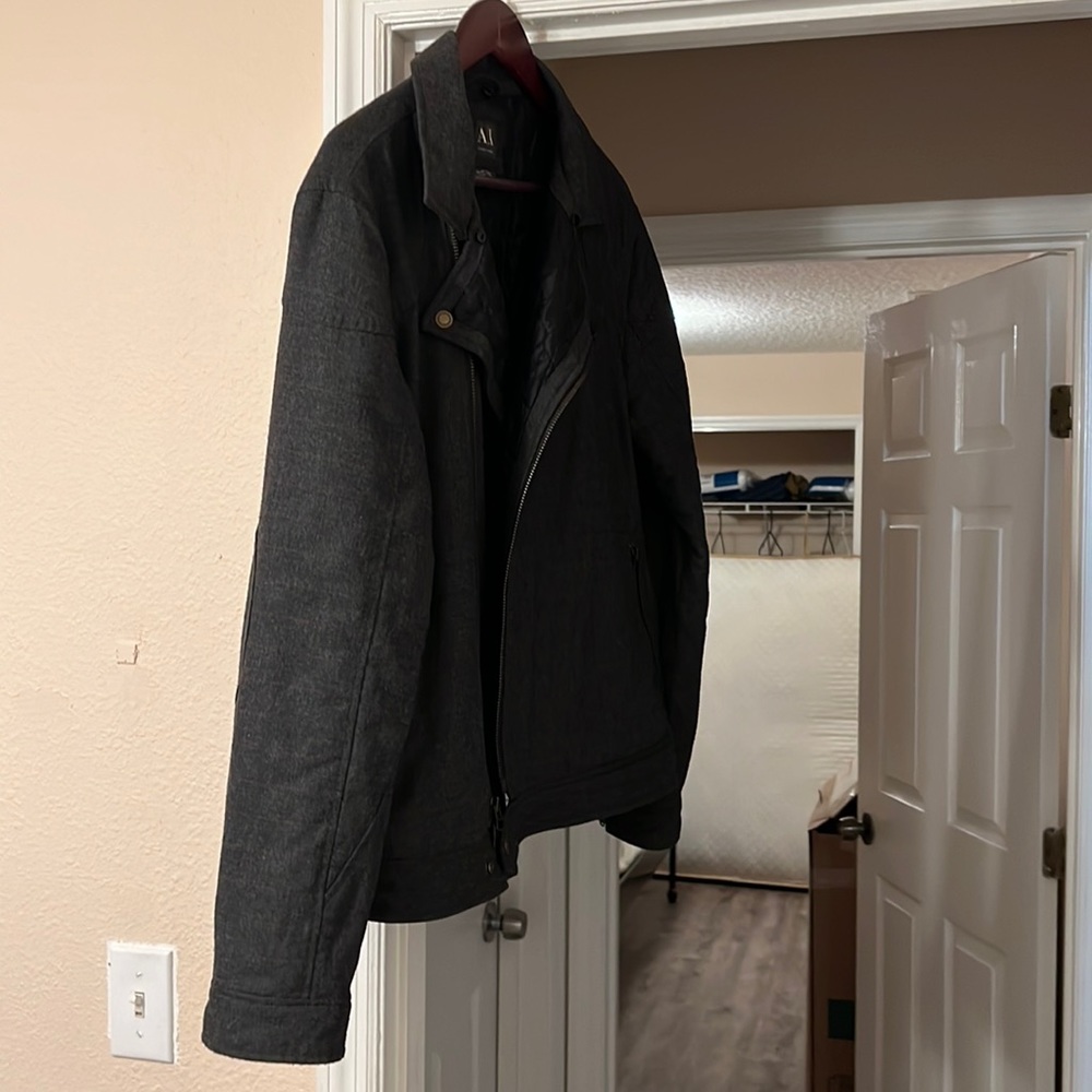 ARMANI EXCHANGE MEN JACKET  ITALIAN WOOL SIZE MEDIUM